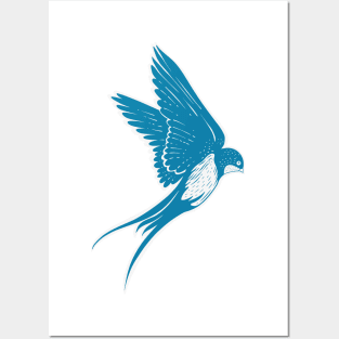 Swallow Bird Posters and Art